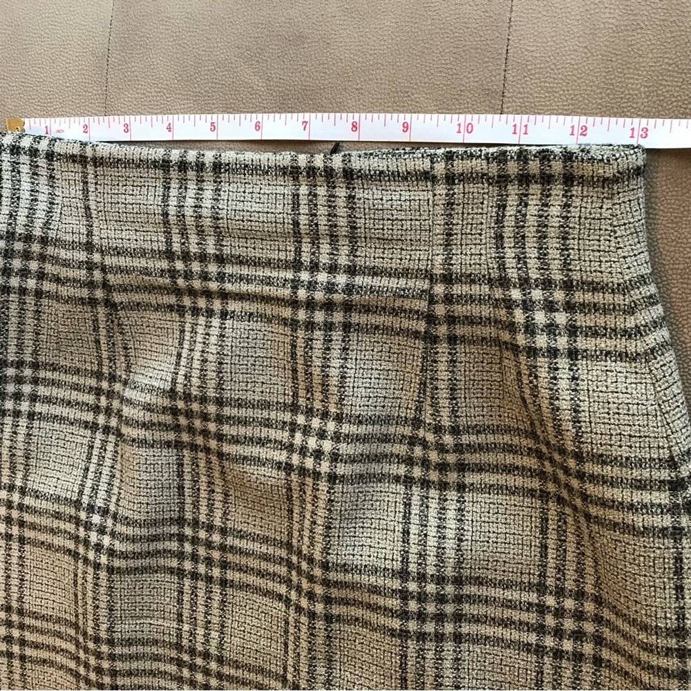 EUC Jones New York tweed wool Plaid Women's pencil Skirt - Picture 6 of 10